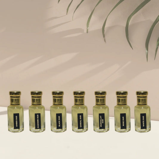 Premium Oud Attar Set – Last 24hrs (Pack of 7)