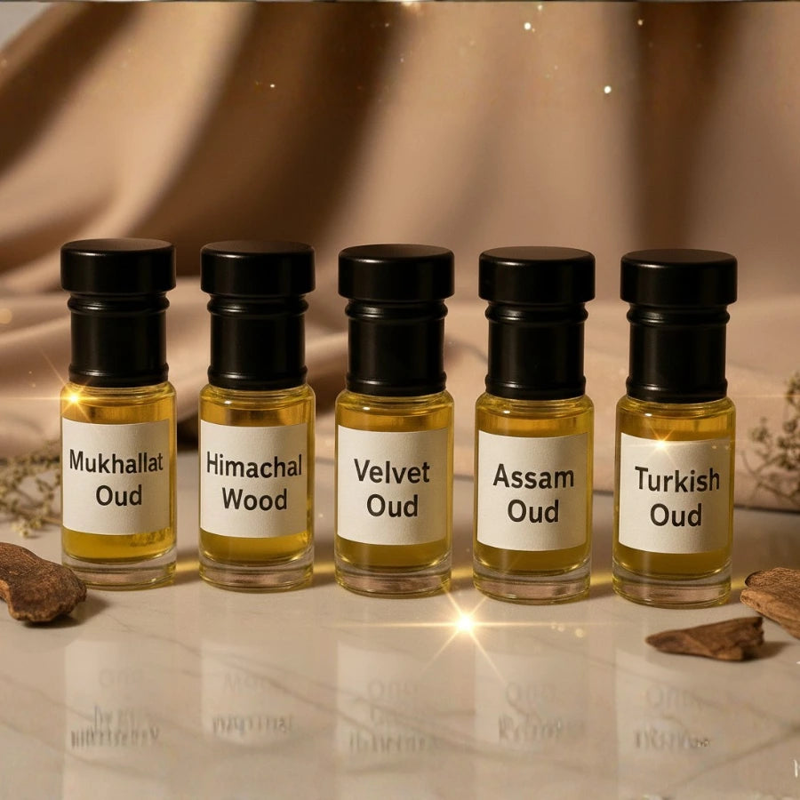 SG Oud Attar Combo – 5 Premium Oud Attars