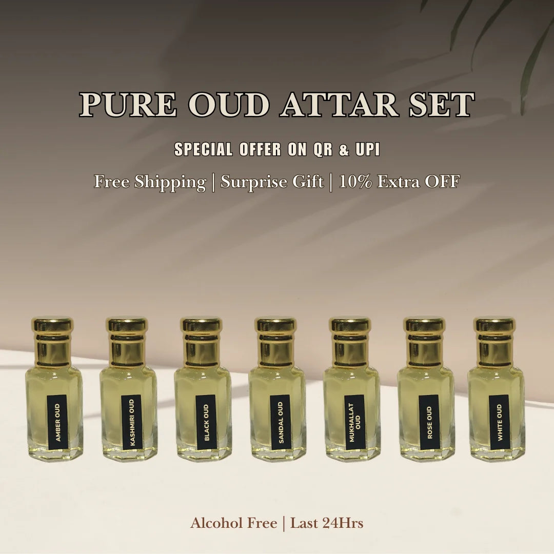 Premium Oud Attar Set – Last 24hrs (Pack of 7)
