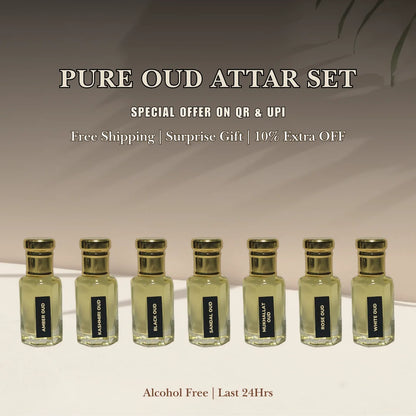 Premium Oud Attar Set – Last 24hrs (Pack of 7)