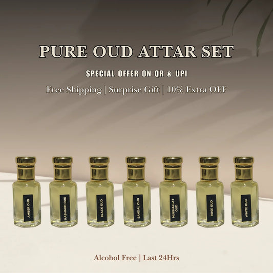 Premium Oud Attar Set – Last 24hrs (Pack of 7)